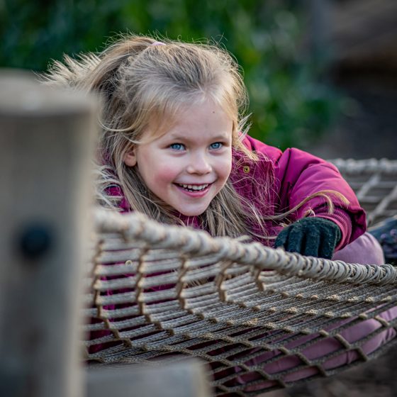 Young Girl In Play Area